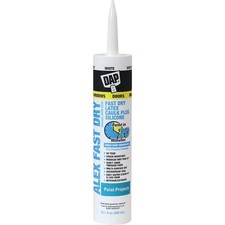 Alex Fast Dry Acrylic Latex Plus Silicone Caulk 10.1Oz 12 Pack White Paintable
