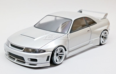 1/10 RC Car BODY Shell NISSAN SKYLINE R33 Body -SILVER- *FINISHED*