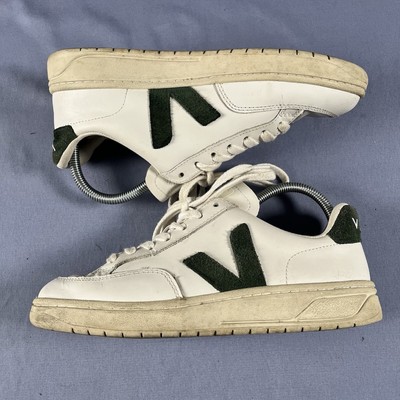 Veja Campo V-12 Womens Size 7 White Casual Sneakers Preppy Designer Tennis Shoes