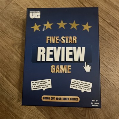 Fünf Sterne Review Karten- und Brettspiel Allgemeinwissen komplett Uni Spiele