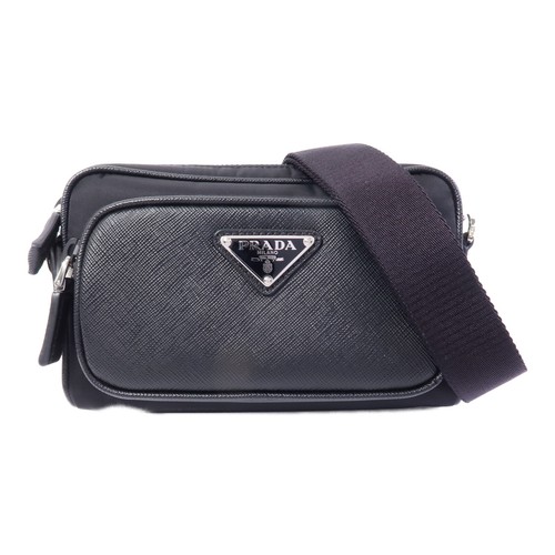 PRADA SHW Shoulder Bag 2VH1722 Nylon Black