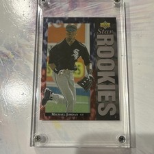 ?Upper Deck 1994 Star Rookie Michael Jordan #19 White Sox MLB Baseball Card. rookie card picture