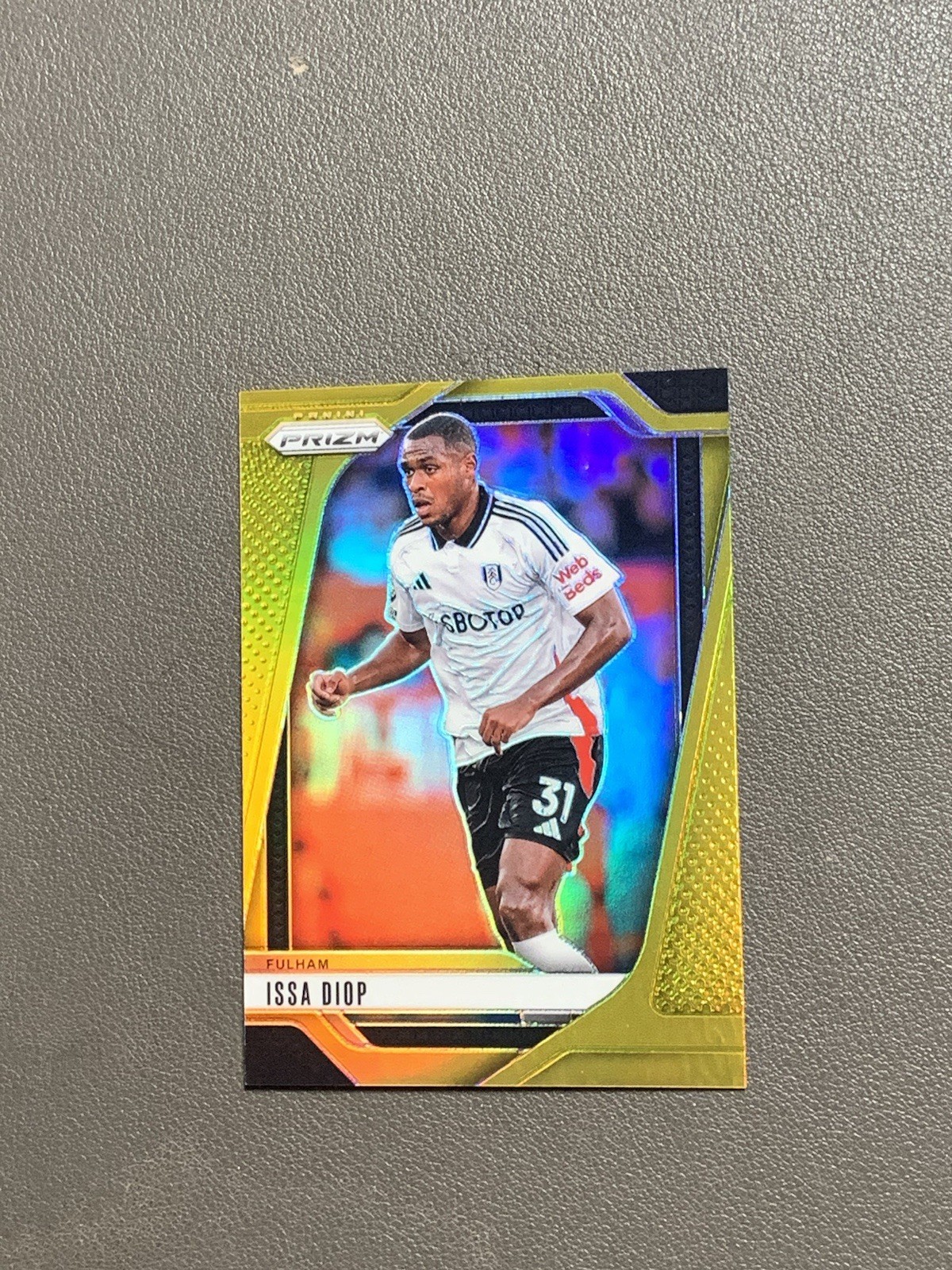 2024-25 PANINI PRIZM PREMIER LEAGUE SOCCER ISSA DIOP Gold/10