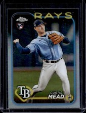 2024 Topps Chrome Curtis Mead RC Refractor Rookie #209 Rays
