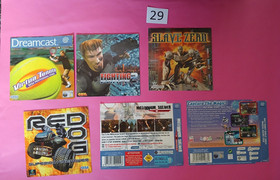 Dreamcast Video Game Inlays House Of the dead shenmue sega rally quake & more