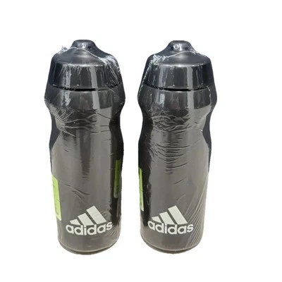 Adidas Performance Trinkflasche 500ml schwarz Laufen Fitness Gym Reise 2er Pack