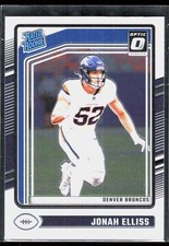 2024 Donruss Optic Jonah Elliss RC #257 Denver Broncos