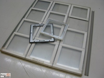 Set: 12 Diarahmen 6x6 Gepe (Metallmaske - Glas) + Kunze Journal für 12 Dias