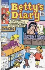 Betty's Diary #40 FN+ 6.5 1991 Stock Image