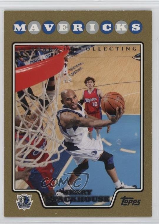 2008-09 Topps Gold Border 607/2008 Jerry Stackhouse #145 k4s