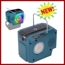 Worksite Speaker for Makita 18V Battery Bluetooth LED USB Stereo Jobsite Radio