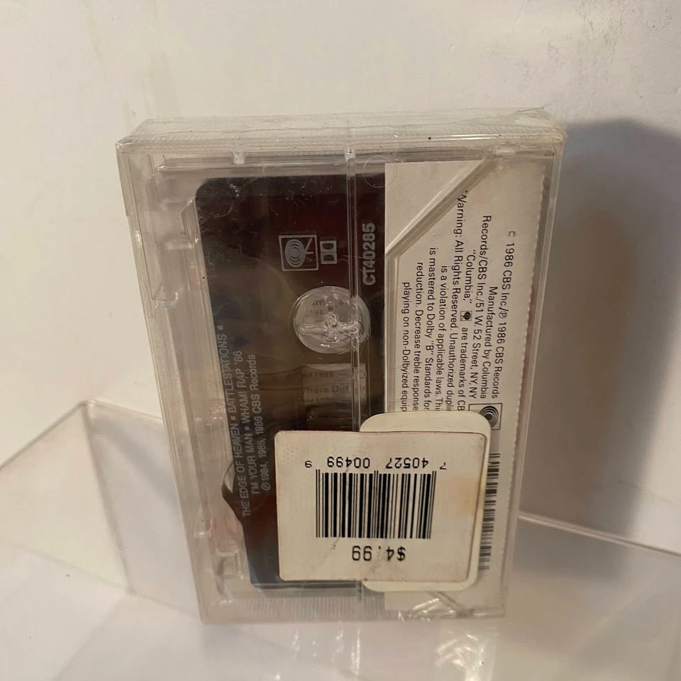 Wham! Music From The Edge Of Heaven Cassette Tape (1986) US 1st MINT SEALED - Image 2 of 3