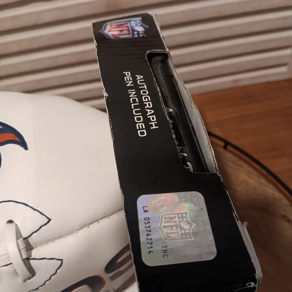 Denver Broncos Campeonato del Super Bowl Tamaño Completo Panel Logotipos NFL Fútbol Foto 4 de 4