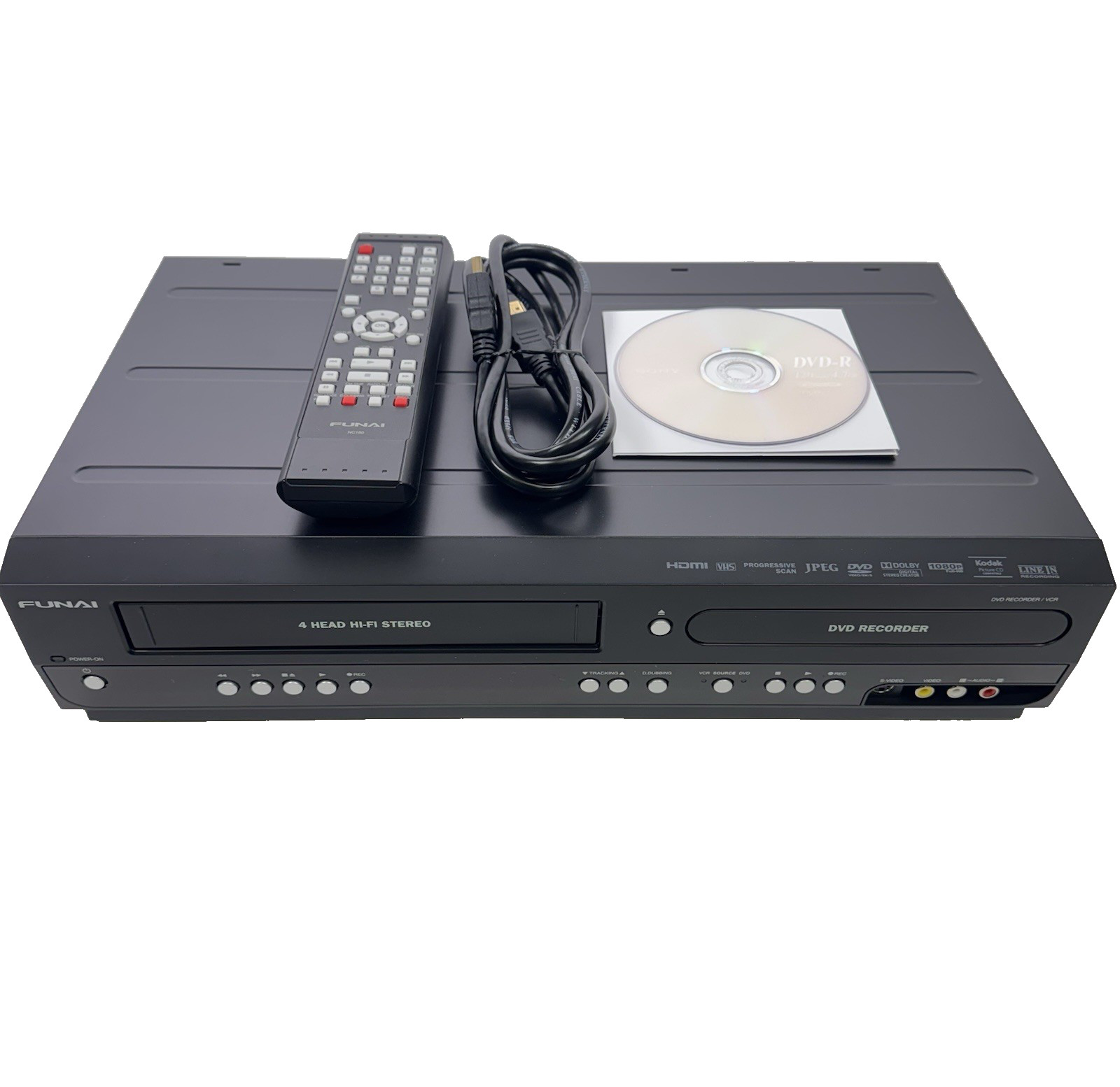 Vcr Combo Hdmi W/ Remote + Extras