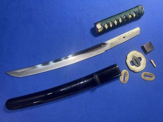 Japanese Sword Nihontou Gendaito Tanto Signed Taguchi Jippei saku in Koshirae