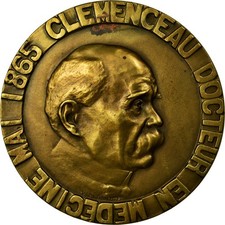 France, Médaille, Clémenceau, Docteur en Médecine, Jubilé Médical, 1933