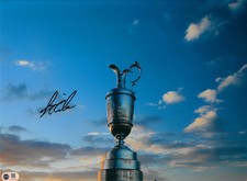 STEWART CINK SIGNED 16X12 THE OPEN TROPHY CHAMPION PHOTO (ACG CERT AG17112)