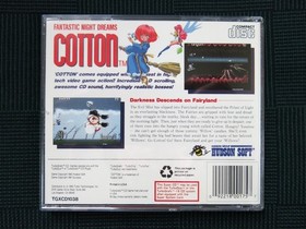 Cotton Fantastic Night Dreams TurboGrafx CD Complete US Version Excellent