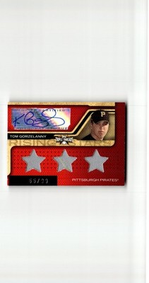 2008 Topps Triple Threads Tom Gorzelanny #/99 #207a Auto