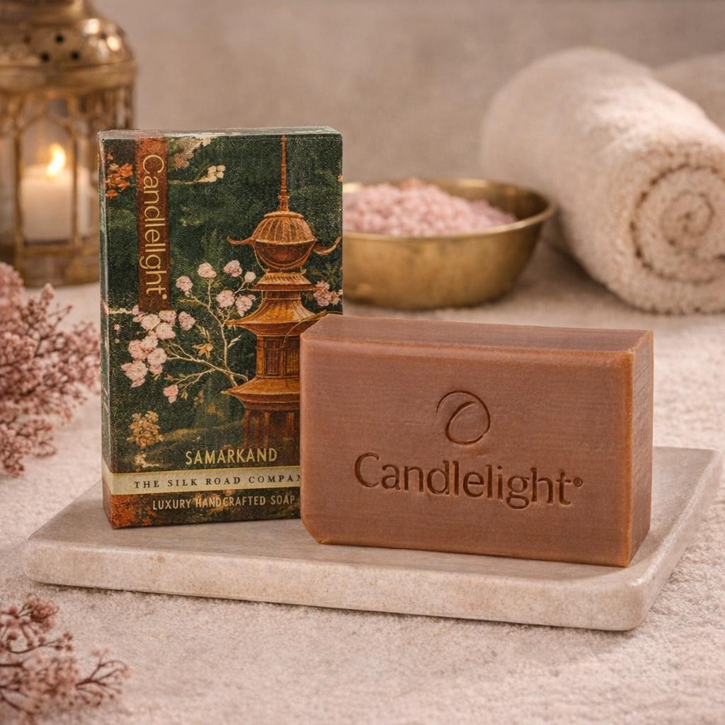 Luxury Hand Soap Bar Creamy Moroccan Citrus Exotic Spice Scent Guest Soap Gift