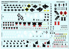 Warhammer 40K Space Wolves Transfer Sheet 2025 - NEW