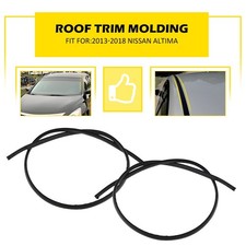 Pair New Black Roof Trim Molding Kit Fit For 2013 2014 2015 2018 Nissan Altima M
