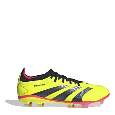Adidas Herren gelb & schwarz Predator 24 Pro FG Fußballschuhe UK 9 NEU Ref 1623