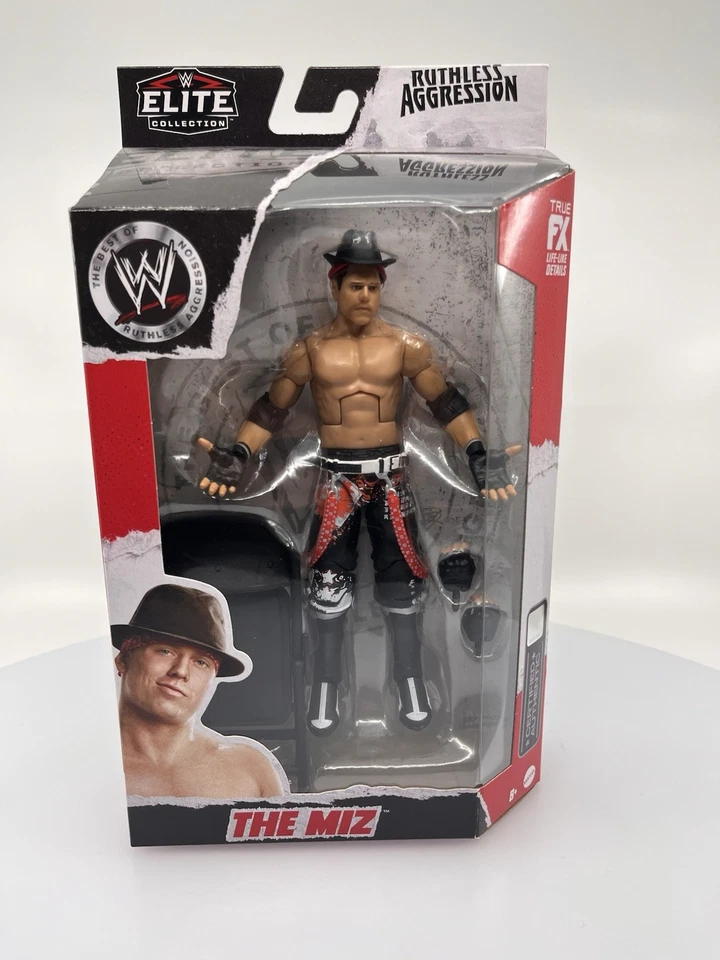 Juego de 6 figuras de lucha libre de agresión despiadada de la WWE Foto 3 de 4