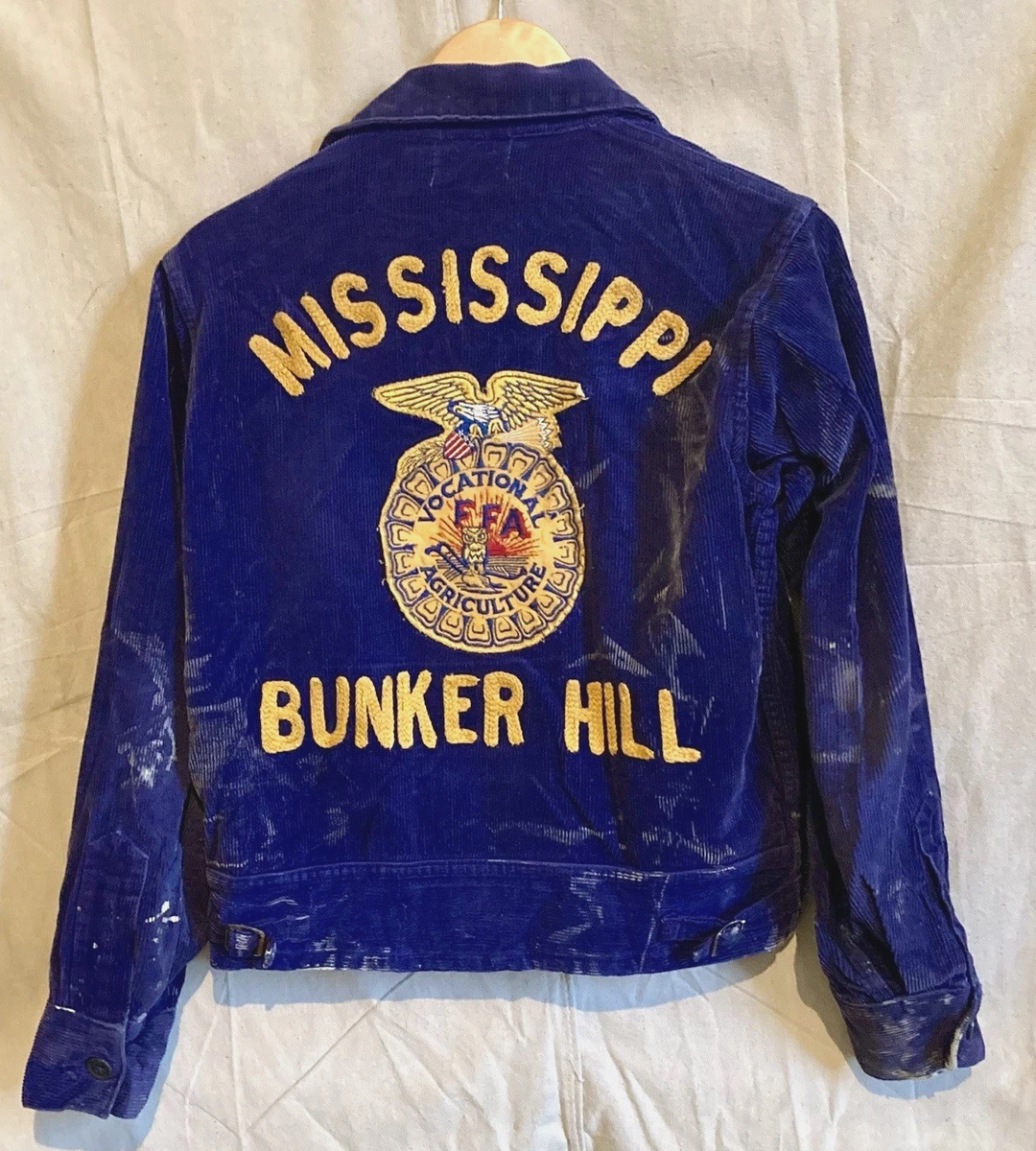 1940s Bunker Hill Mississippi WWII Era FFA Corduroy Jacket Vintage