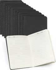 "Mini Pocket Notebooks Bulk 12 Packs Blank Small Journal Unlined Notepad Memo Sc
