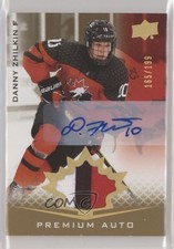 2021 Upper Deck Team Canada Juniors 165/199 Tier 1 Danny Zhilkin Patch Auto 0l7u