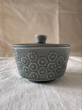 Quistgaard Azur Zuckerdose mit Deckel Vintage Danish Stoneware Rare Authentic