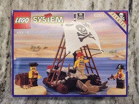 LEGO (6261) Pirates System: Raft Raiders 100% w/ Box Instruction Mini Figures