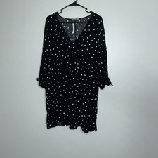 NWT ASOS Women Maternity Black And White Polka Dot  Casual Dress 4