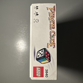 LEGO 3840 PIRATE CODE Set BOARD GAME 100% COMPLETE w/ MANUALS & SKELETON MINFIG