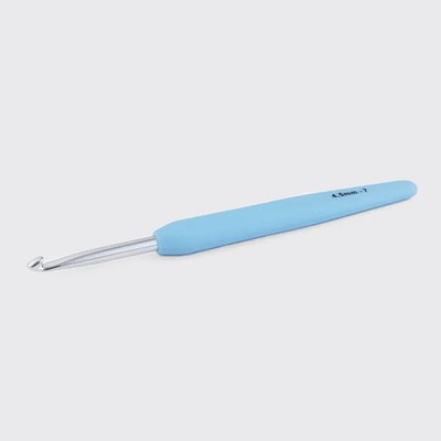 KnitPro Waves 2.0 Aluminum Crochet Hook Single-Ended 4.50mm (7) - KNPR30940