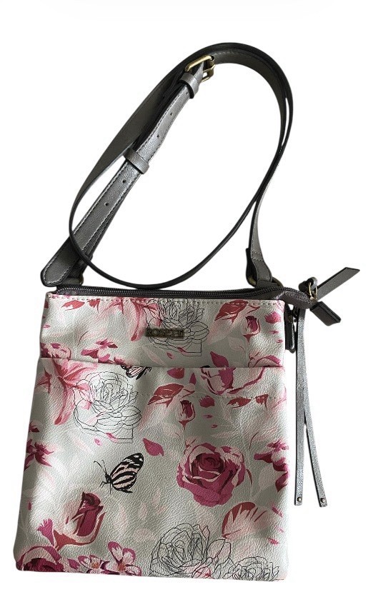 Rosetti Floral Butterfly Crossbody Shoulder Carry Handbag Purse Satchel Hand Bag