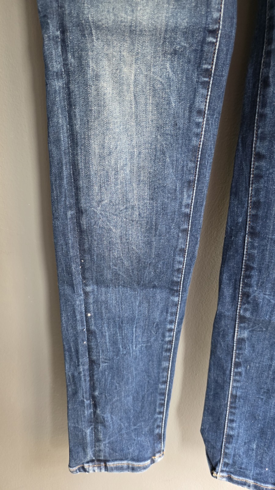 Guess Blue Ultra Skinny Low Rise Stretch Jeggings S UK 8–10 Faded Denim Jean image 5