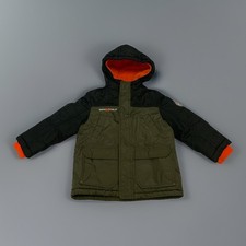 Zero Xposur Jacket Hooded Black / Khaki Sign Front Size 3T G12497