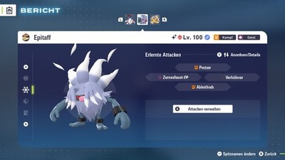 POKÉMON LEGENDS Z-A GERMAN EPITAFF LV.100 6IV/6DV SHINY PVP COMPETITIVE