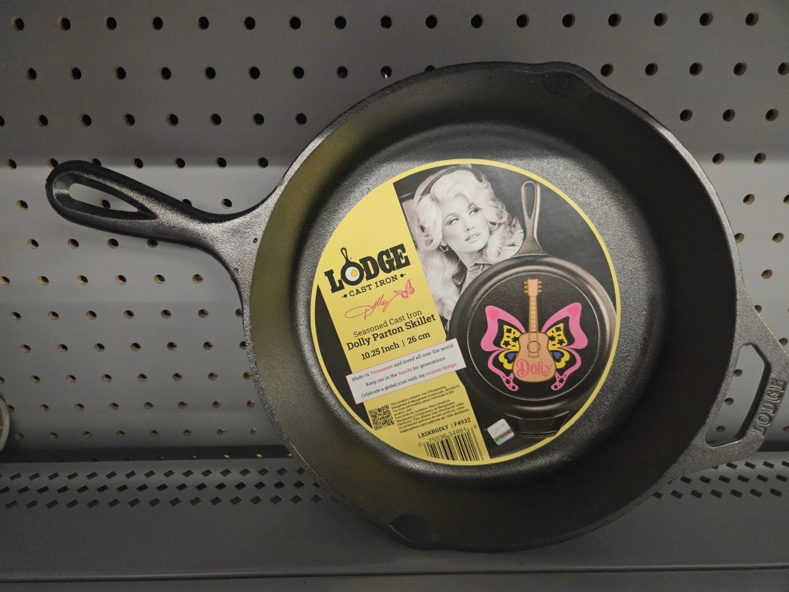 Lodge Southern Food Good For The Soul Cast Iron 10" Cast Iron Skillet Dolly P