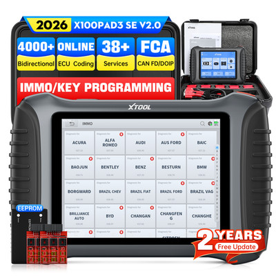 XTOOL X100PAD3 SE V2.0 IMMO Coding Key Programming All System Diagnostic Scanner