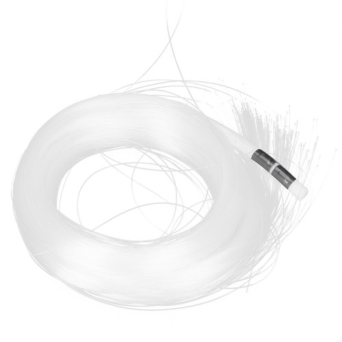 200Pcs 3 Meters Optical Fiber Cable PMMA Plastic Glowing Optical Fiber Curtai BT - Afbeelding 10 van 12