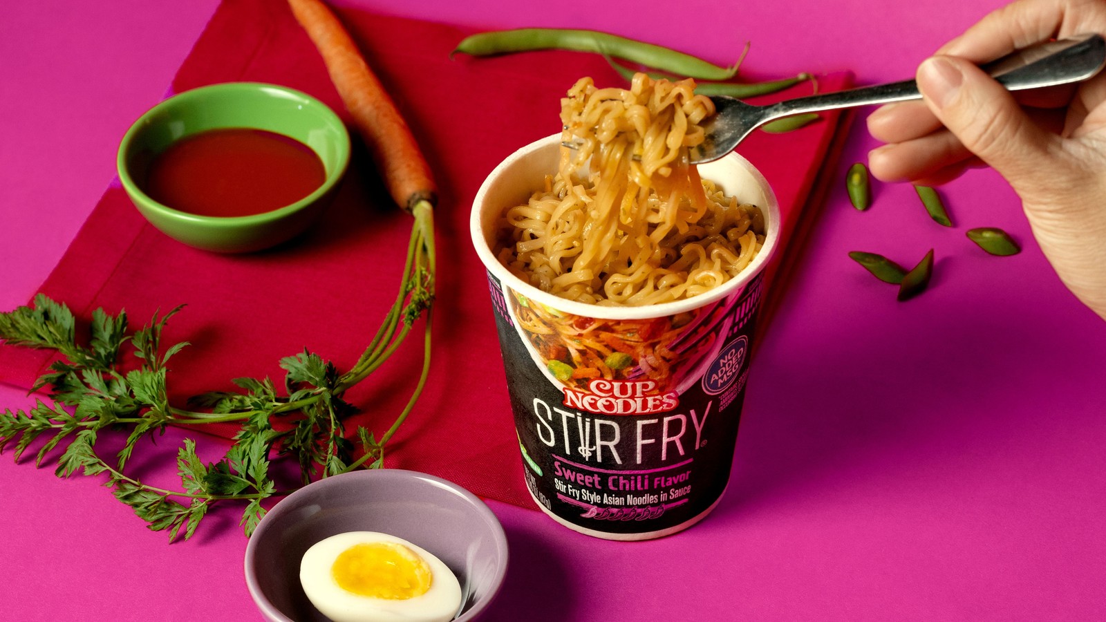 (6 pack) Nissin Foods Cup Noodles Stir Fry Ramen Noodles, 2.93 oz 