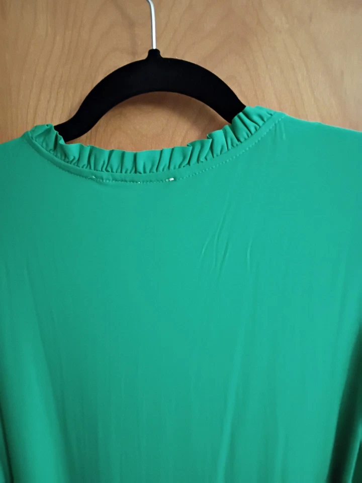 Vestido Nanette Nanette Lepore Plisado Midi Cinturón Autoatado Botón Detalle Frontal 14 Foto 2 de 4