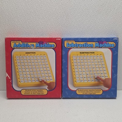 Lakeshore Addition & Subtraction Machines Educational Math Toys