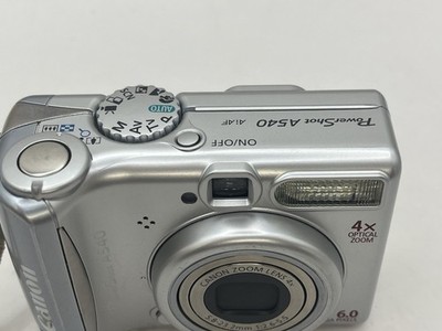 Canon PowerShot A540 6.0MP Digital Camera - Silver for sale online