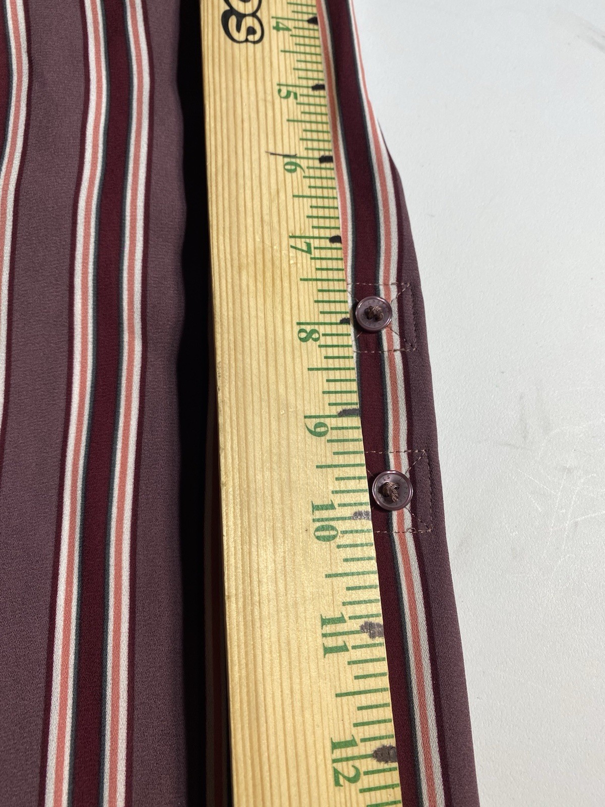 Ladies Small Express Button Down, Striped, Conver… - image 9