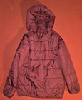🌟 Carter's Girl's Hooded Puff Jacket Maroon Size 8 — photo 3
