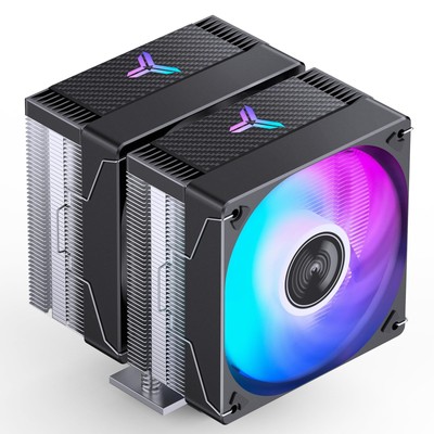 CR3000E Color Dual-Tower CPU Cooler,Automatically Change Colors，120mm/4.7in D...